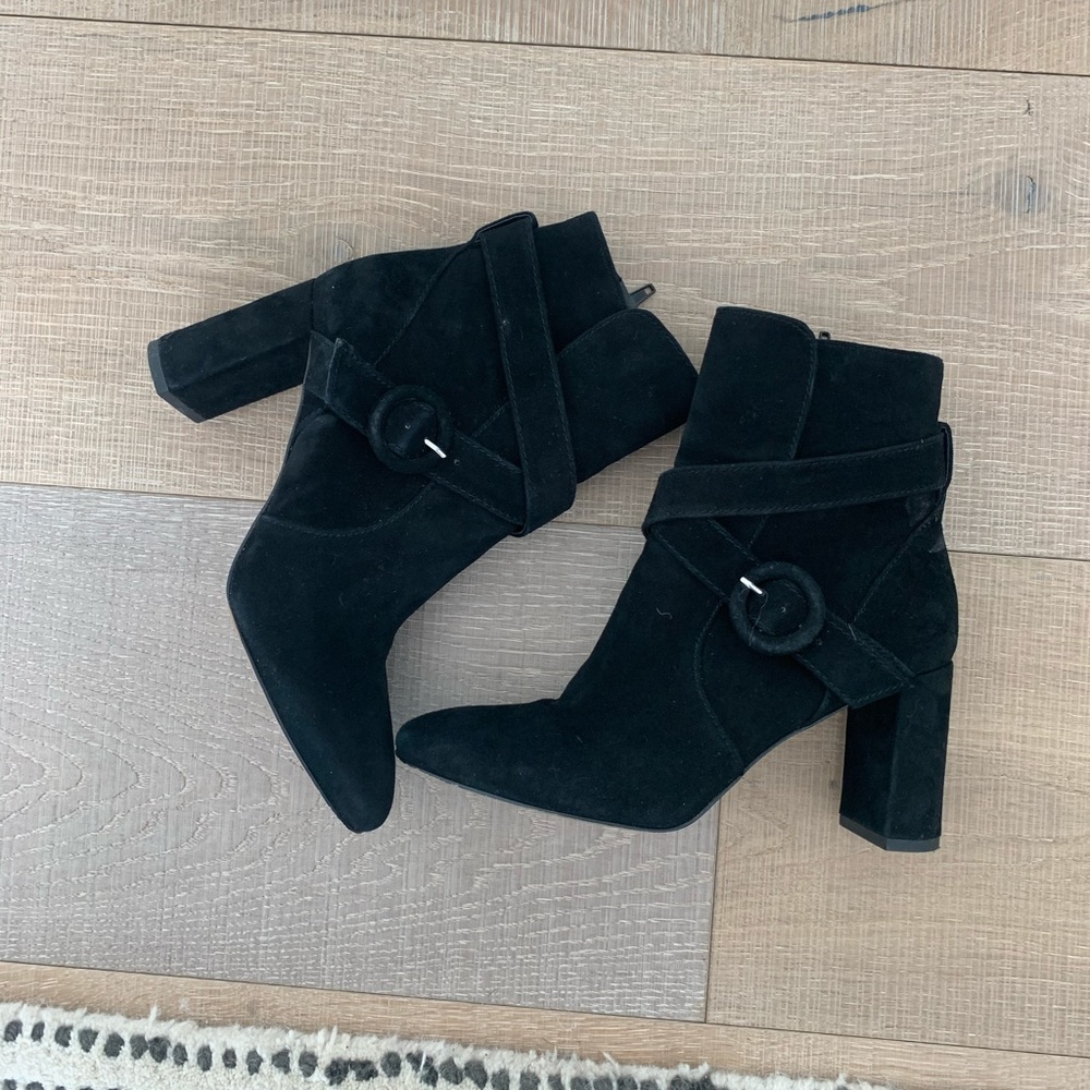 Ann Taylor Black Booties